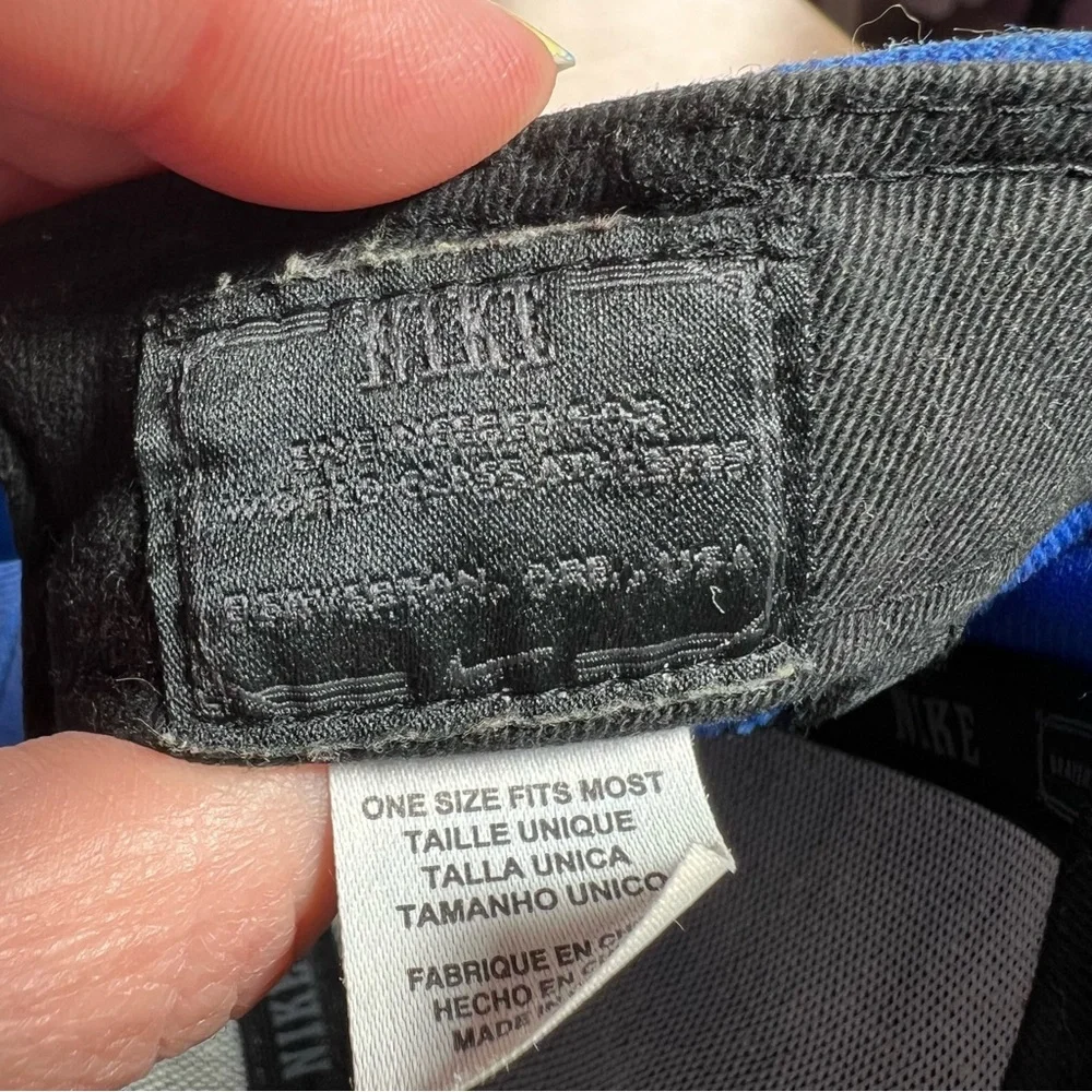 Nike: Engineered For World Class Athletes: Beaverton, Oregon - Blue Wool OS Hat - Picture 8 of 9